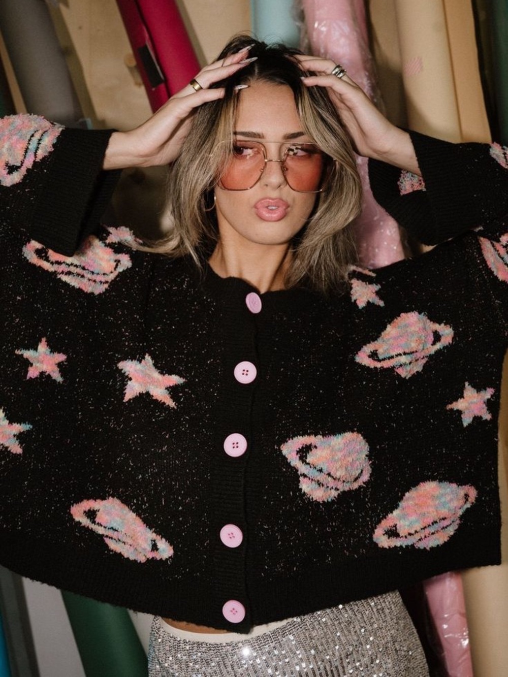 Dressed in Lala need some space boxy button up